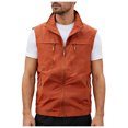 thumbnail image 4 of ZIXKCGDSE Men's Lightweight Vest Casual Outerwear Sleeveless Jacket with Zipper Pockets Size L, 4 of 4