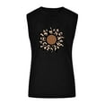 thumbnail image 3 of Herrnalise Women’s Sexy Sleeveless Back Tank Tops Women Letters Printing Sleeveless O-Neck Vest Tank Shirt Tunic Blouse Tops, 3 of 4