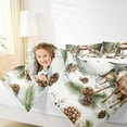 thumbnail image 4 of Homewish Xmas Snowman Deer Bedding Comforter Set 2pcs for Children Boys Girls,Merry Christmas Twin Comforter Sets Microfiber,Happy New Year Breathable Bedding Set,Microfiber Bedroom Decor,Reversible, 4 of 8