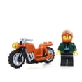 thumbnail image 2 of LEGO Town City Minifigure - Cool Kid on Dark Orange Motorcycle Foil Pack Limited Edition (16 Pieces), 2 of 6