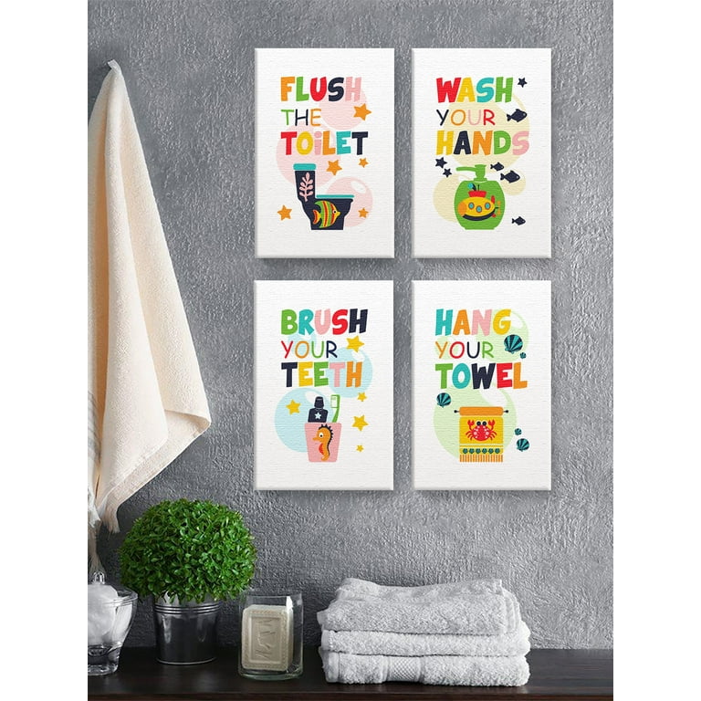Kids Bathroom Wall Decor