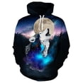 thumbnail image 5 of Sudadera con capucha para hombre 2021, moda urbana, sudadera de manga larga de hip hop, chaqueta con estampado de lobo en 3D de gran tamaño, 5 of 5