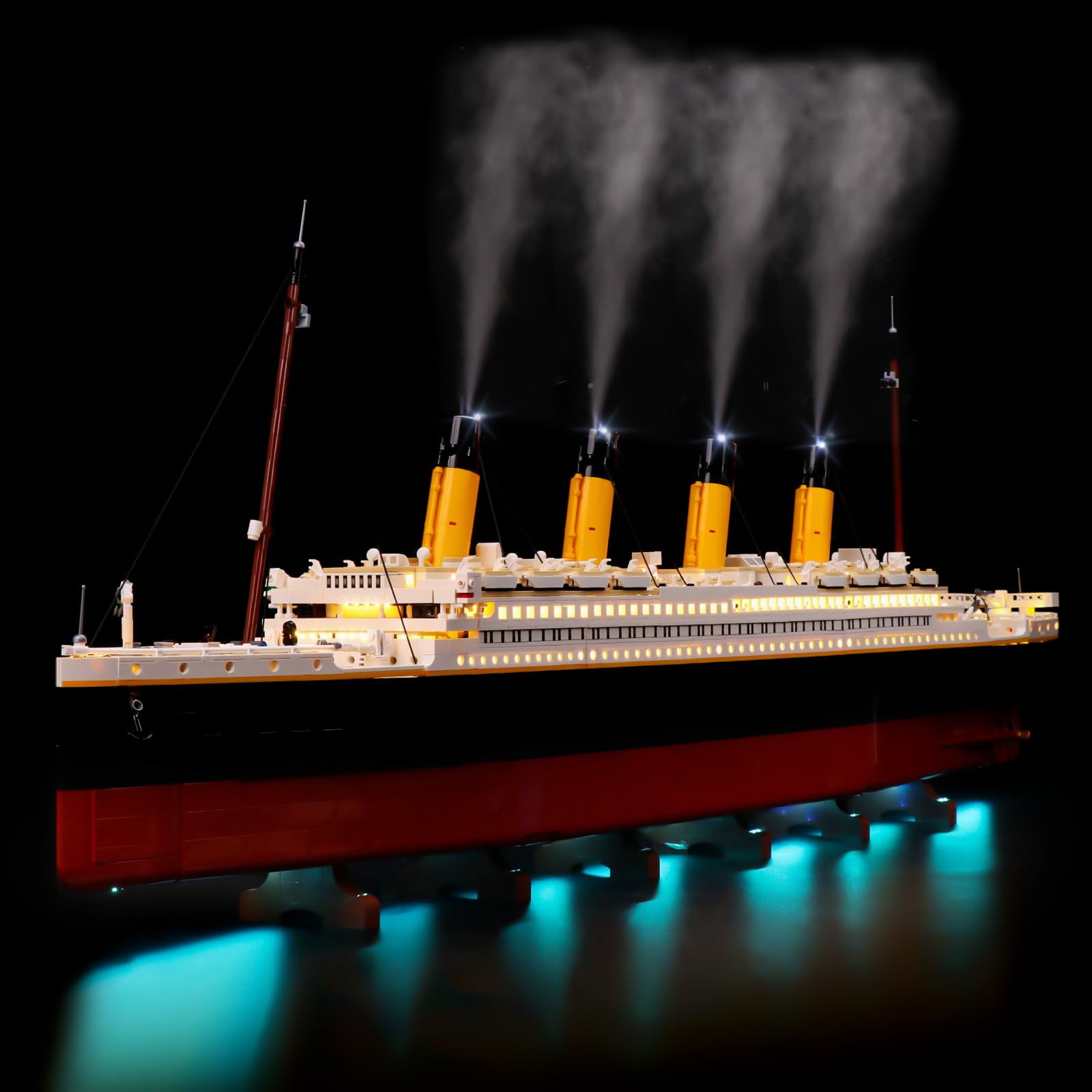 DALDED LED Lighting Kit for Lego Titanic LED Light Compatible with Lego 10294 Building Block Models Not Include Set