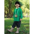 thumbnail image 6 of famuka Toddlers Windbreaker Jacket Little Boy Hooded Coat Casual Outerwear, 6 of 10