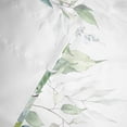 thumbnail image 6 of Watercolor Blue Valances for Windows Eucalyptus Leaves Rod Pocket Curtain Valance Window Treatment Short Curtains for Kitchen Living Room, 54"x18", 6 of 9