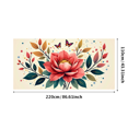 thumbnail image 3 of Colorful Floral Patterned Backdrop Banner Party Decorations Spring Festival Event Photography Props Background Decor Happy Gathering Celebration Decorations, 3 of 4