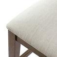 thumbnail image 4 of Christopher Knight Home 26" Seat Height Rattan Counter Stools, Brown Wood Frame, Gray Cushion, Set of 2, 4 of 10