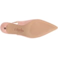 thumbnail image 4 of Charles David Amy Rose Pink Ankle Strap Pointed Toe Padded Footbed Suede Pumps (Rose Pink, 6), 4 of 7