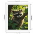 thumbnail image 2 of Paint by Numbers Kit for Adults, Young Raccoon In Sunlit Tree Paint by Numbers, Easy Paint by Numbers Kit for Adults Beginner, DIY Adult Paint by Number Kits on Canvas, 12x16in Home Decor, 2 of 7