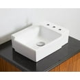 thumbnail image 3 of Imaginations Américaines 16.25-po. W Vessel Set Blanc, 3 of 9