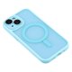 thumbnail image 5 of For iPhone 15 Case Compatible with MagSafe PC + TPU Matte Phone Cover with Glass Lens Film - Grey, 5 of 5