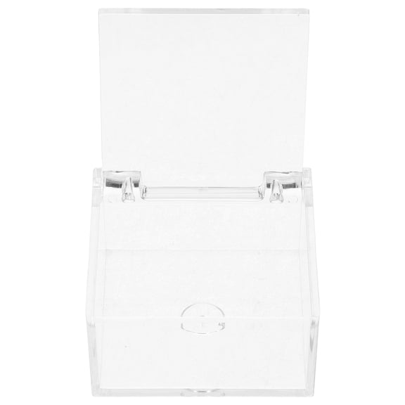 TEHAUX 1Pack Acrylic Box 6.00X6.00X3.00CM for Collectors Display