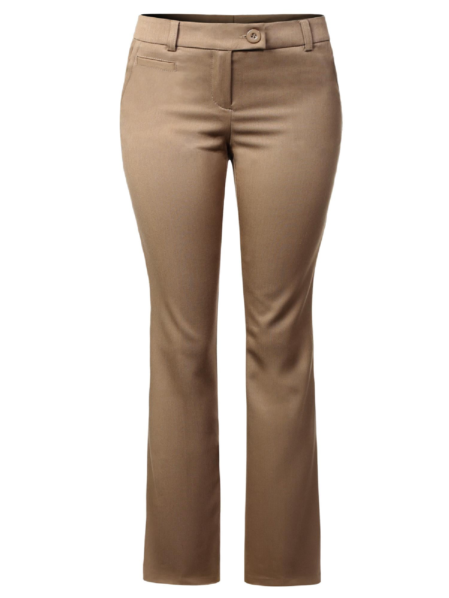 walmart women's plus size khaki pants