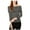 Black - palmdesertpolished, variant on Tommy Hilfiger Womens Contrast Stripe Knit Sweater, Black, Medium