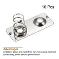 thumbnail image 3 of Battery Spring Plate AAA Battery Spring Contact Nickel Plate 21mmx9mm 10 Pcs, 3 of 5