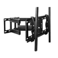 thumbnail image 1 of Soporte de montaje en pared para TV, rotación de extensión inclinable de 15  degree, fácil de instalar, soporte de montaje en pared de 6 brazos práctico y para 26 a 55 pulgadas, 1 of 9