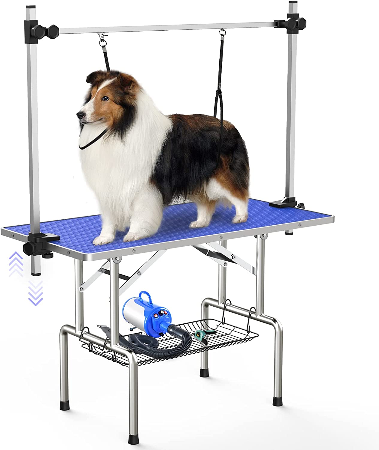 Folding Grooming Table Zarler Dog Pet Bathing Grooming Table with