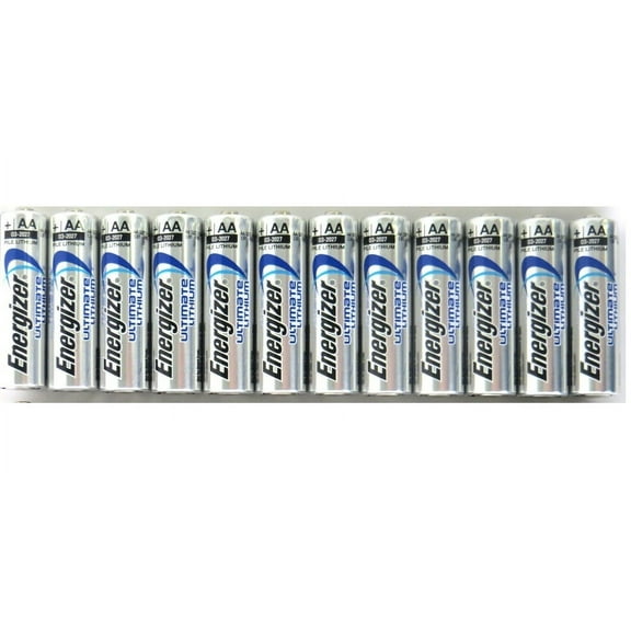 Energizer Ultimate / Industrial Lithium AA Batteries - 12 Pack