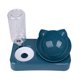 thumbnail image 2 of Dispensador automático de 2 en 1 para comida para mascotas de acero inoxidable, comedor por gravedad, base antideslizante, acero 304, 24,5 cm, para mascotas pequeñas y medianas, 2 of 6