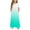 Green, variant on ATOGUTA Girls Casual Dresses Short Sleeve Stretchy A-Line Sundress Casual Gradient Long Dresses Blue, Size 4-14 Years