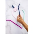 thumbnail image 5 of Ello Impact Silicone Fold & Store Straws with Carry Case, 4 Piece, June Breeze, 5 of 5