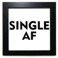 thumbnail image 1 of Single Emotional Dissatisfaction Black Square Frame Picture Wall Tabletop, 1 of 3