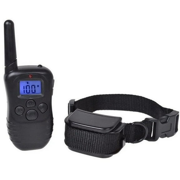 Electric Dog Training Collar Pet Remote Control Rechargeable with LCD Display Shock Vibration Sound
