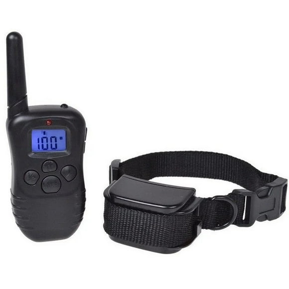 Electric Dog Training Collar Pet Remote Control Rechargeable with LCD Display Shock Vibration Sound