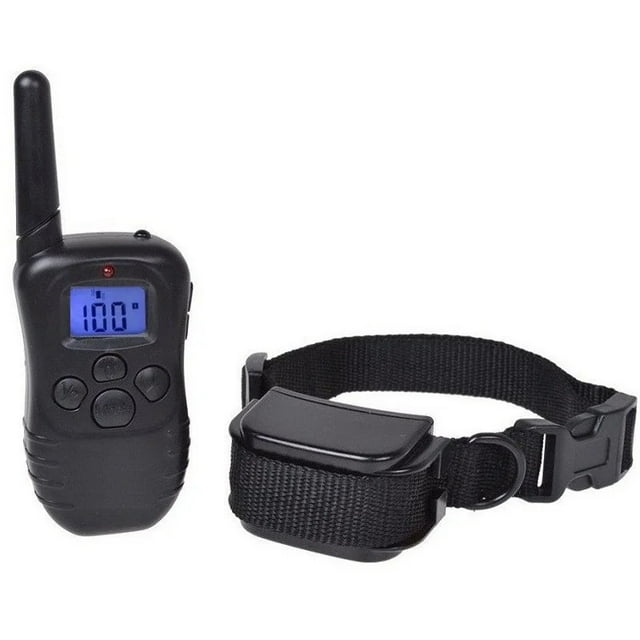 Electric Dog Training Collar Pet Remote Control Rechargeable with LCD Display Shock Vibration Sound