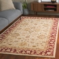 thumbnail image 3 of SAFAVIEH Anatolia Tracy Floral Wool Area Rug, Ivory/Red, 6' x 9', 3 of 12