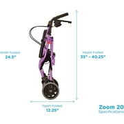 Zoom 20 Rolling Walker - Purple - 1 Each / Each - 4220PL