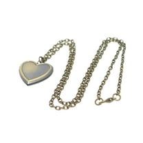 Raindrops Custom Picture Locket Heart Shape Necklace Openable Light Brown 1Pcs Ornaments for Women