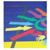 Sportime Floorstuff Floor Marker Arrows, Set of 6