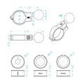 thumbnail image 5 of Clip para Montar en Bicicleta  Soporte GPS Ajustable Accesorios Motocicleta (25mm), 5 of 5