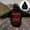 Black, variant on Womens Hoodies Cherry Graphic Back Print Oversized Pullover Hooded Sweatshirt Y2K Streetwear Top L