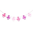 thumbnail image 2 of Lindo chupete Bunting Banner Baby Shower Bautizo Decoración colgante Niño Rosado Macarena banderines para baby shower, 2 of 8