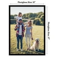 thumbnail image 5 of Americanflat 12x17 Picture Frame with Polished Plexiglass Streamline Collection Thin Border Wall - Black, 5 of 7