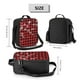 thumbnail image 2 of Fotbe Red Buffalo Plaid Lonchera Bolsa de Almuerzo para Hombres y Mujeres, Lonchera de Gran Capacidad, Bolsa de Almuerzo Reutilizable, Bolsa Térmica Aislante, 2 of 7