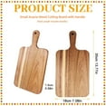 thumbnail image 3 of Clearance! Wooden Chopping Board With Handle Wood Cutting Board With Handle Wooden Cutting Boards Chopping Board Charcuterie Board Serving Board For Cheese Bread Pizza Vegetables &, 3 of 9
