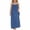 Blue, variant on Girls Sleeveless Backless Casual Dress Loose Fit Home Wear Summer Play Dress Toddler Kids Dress Girls Dresses for Beach Vacation Holiday School Daily