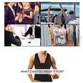 thumbnail image 3 of Sonducket Chaleco de corsé de entrenamiento de cintura para hombres para pérdida de peso Faja corporal de neopreno caliente con camiseta sin mangas con Ropa Deportiva, Zapatos negro SG Sonducket OD014640-02, 3 of 6