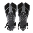 thumbnail image 4 of Lixada Aletas de natación Lixada Swim Fins Flotante aletas de aletas de entrenamiento con tacón ajustable para nadar Buceo Snorkeling Deportes Acuáticos Lixada Aletas de natación, 4 of 7