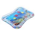 thumbnail image 1 of Alfombra de agua inflable para bebés, juguete sensorial para desarrollo cerebral y coordinación mano-ojo, PVC ecológico, tamaño 66x50cm, color azul., 1 of 6