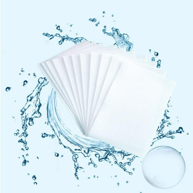 30 Pcs Feuilles de Détergent à Lessive pour Voyage Maison Feuilles de Papier de Lavage