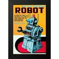 thumbnail image 2 of Retrobot 13x18 Black Modern Framed Museum Art Print Titled - Battery Operated Robot, 2 of 5