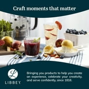 Libbey Yucatan Textured Tumbler & Rocks Drinking Glasses Set of 16