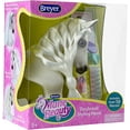 thumbnail image 2 of Breyer Horses Mane Beauty Horse Styling Head | DAYBREAK | White Extra-Long Silky No Tangle Mane | 10" x 4.25" x 4.25" | Styling Book, Brush, Hair Coils, Hair Clips, Elastics | Horse Toy | Model #7404, 2 of 4