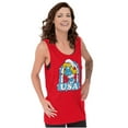 thumbnail image 3 of Smurfette Cartoon American Cutie USA Women Plus Size Tank Top Brisco Brands 3X, 3 of 5