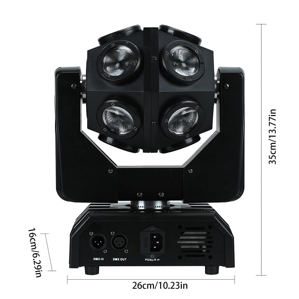 4in1 12*12W LED Beam Moving Head Light RGBW DMX DJ WeddingParty Stage Wash Light