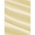 thumbnail image 3 of Womens Light Yellow Halter Neck Ruched Waist A-Line Mini Dress, 3 of 5